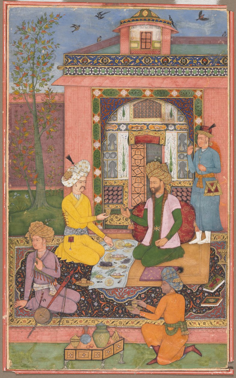 Pavyon ortamında bir şölen by attributed to Muhammad Ali