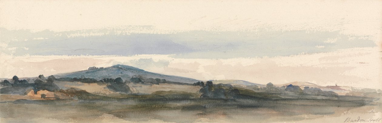 Bardon Tepesi, Charnwood Ormanı, Leicestershire by attributed to Peter DeWint