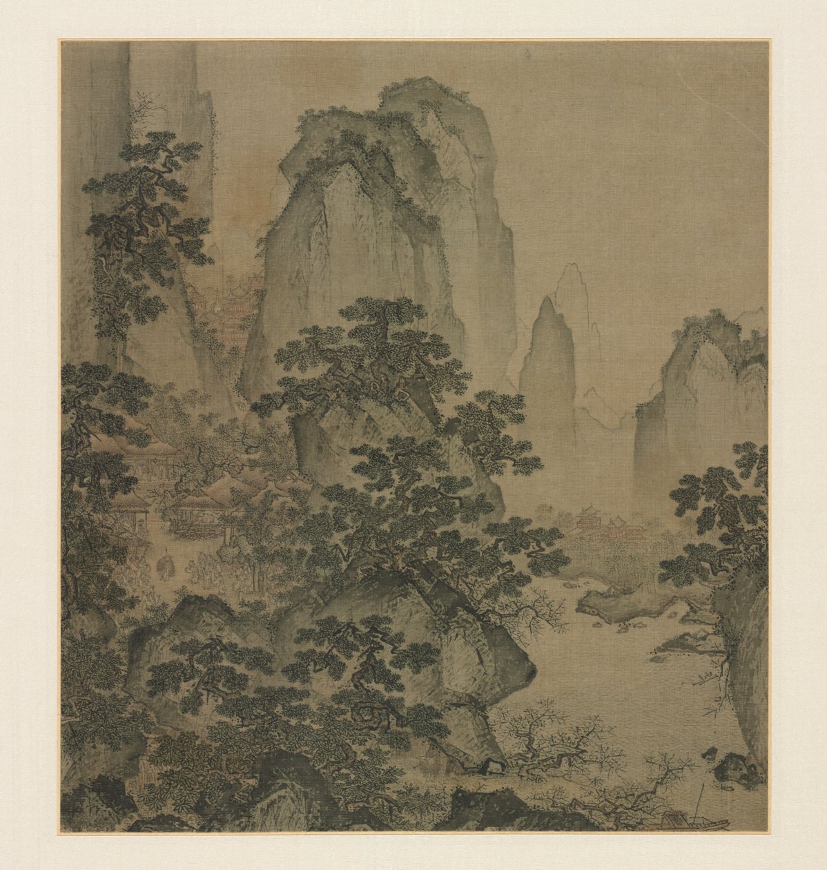 Şeftali Çiçeği Baharının Cenneti by attributed to Shi Rui