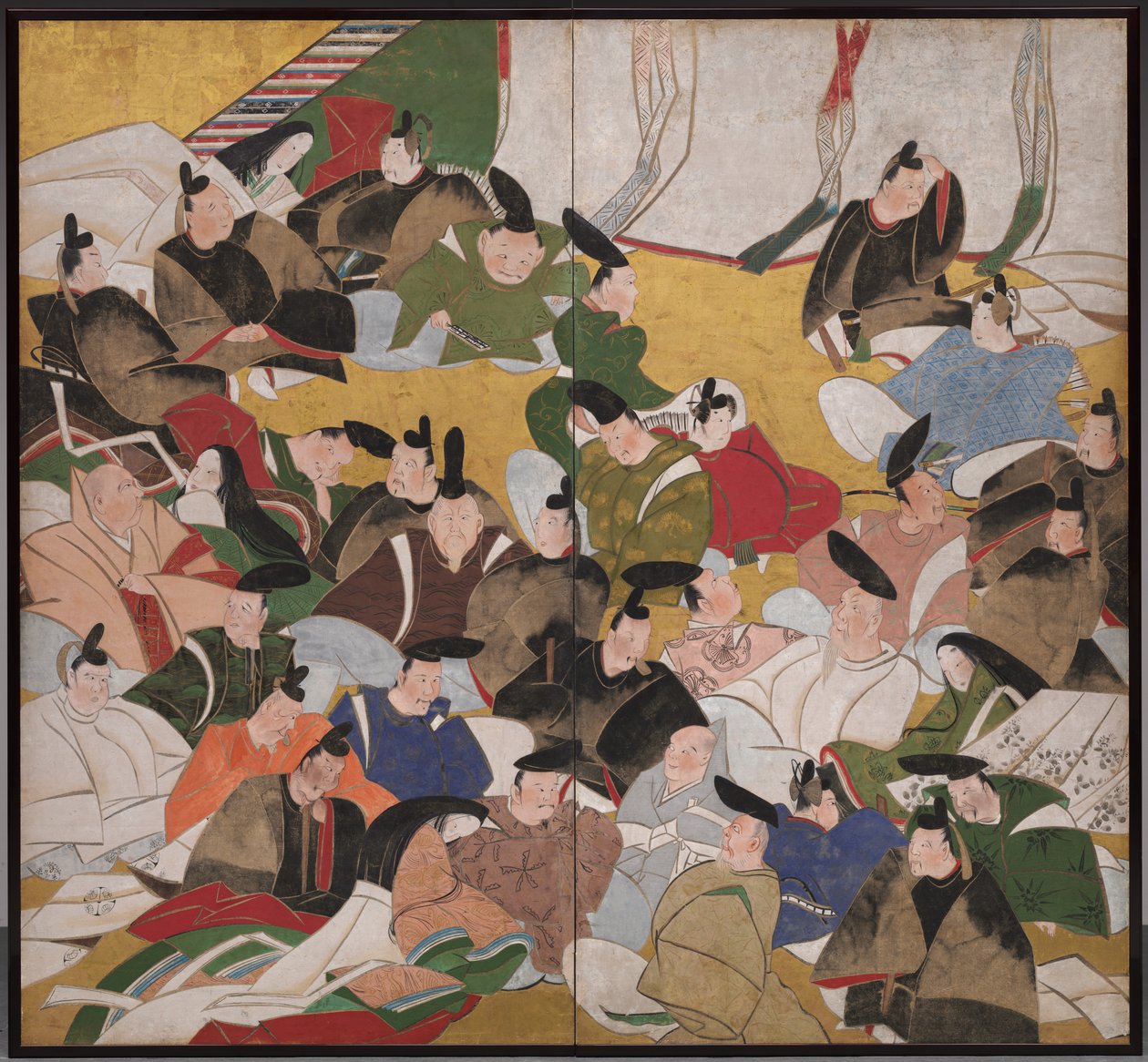 Otuz Altı Şiirsel Ölümsüz by attributed to Tatebayashi Kagei