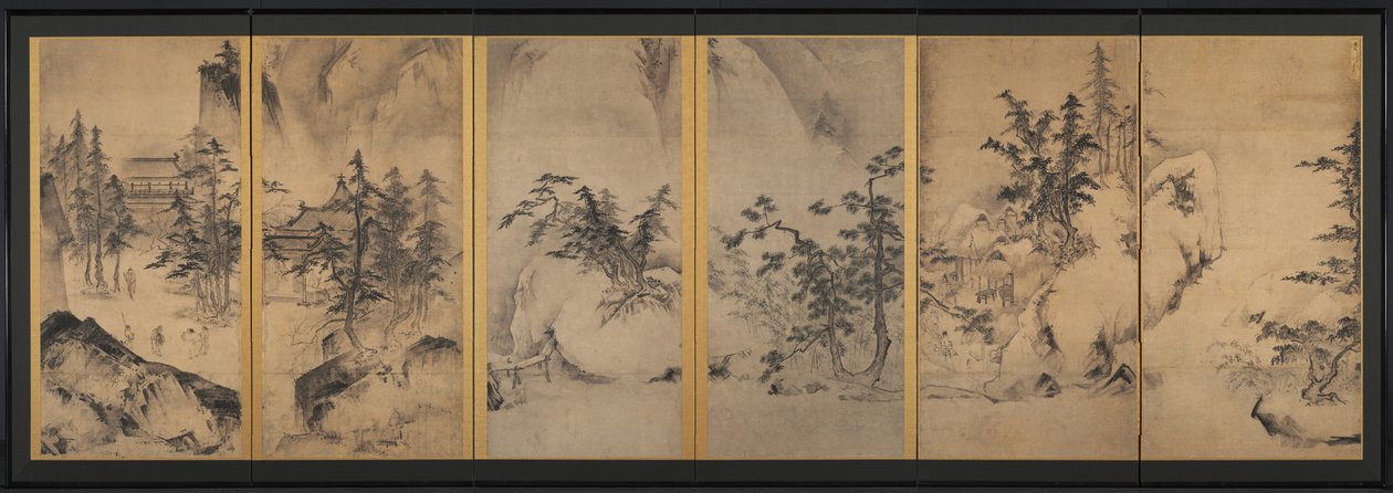 Kış ve Bahar Manzarası by attributed to Tenshō Shūbun