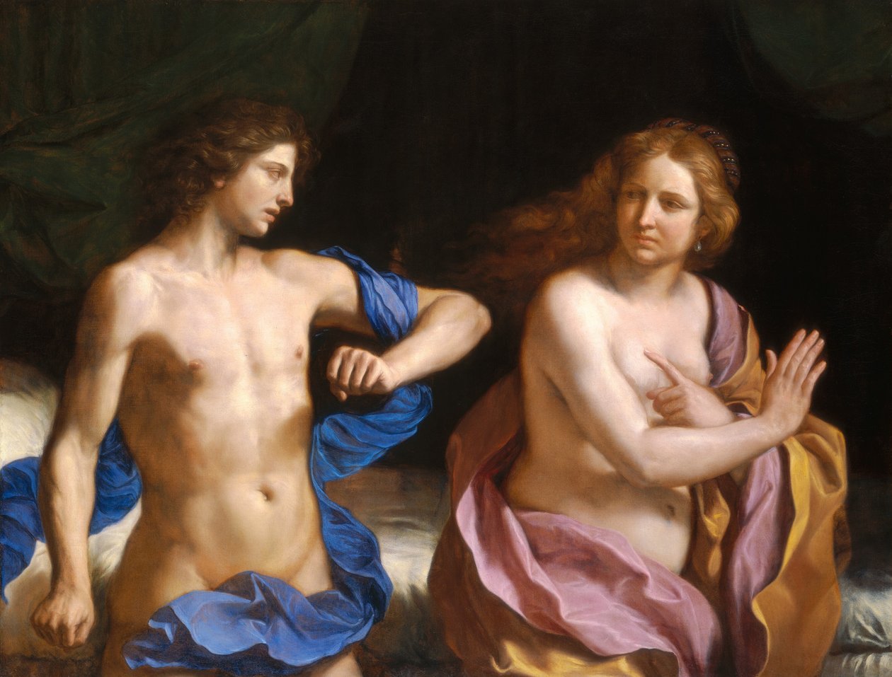 Amnon ve Tamar by called Guercino Giovanni Francesco Barbieri
