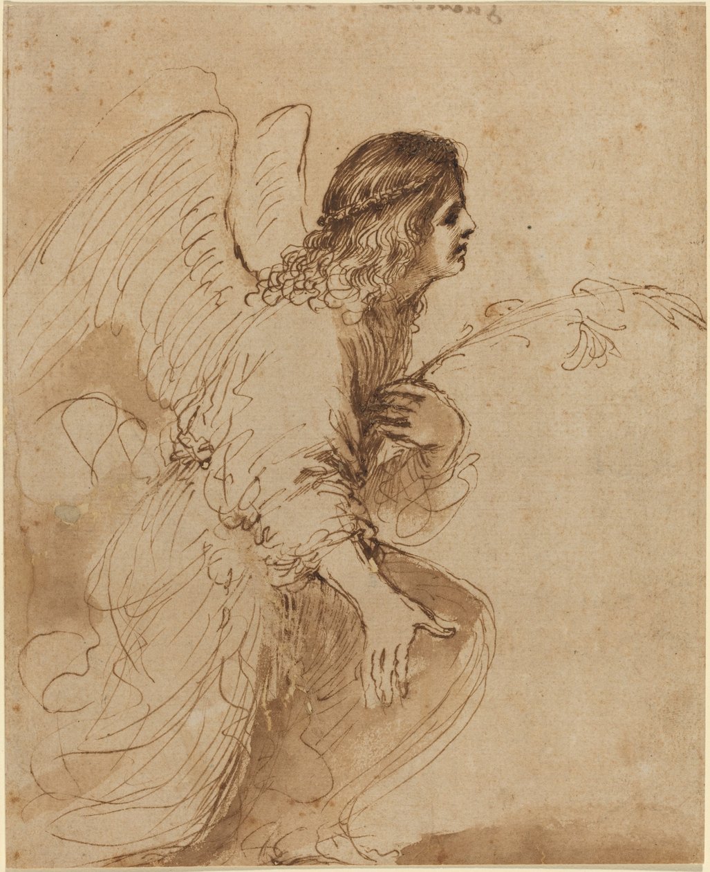 Müjde Meleği by called Guercino Giovanni Francesco Barbieri