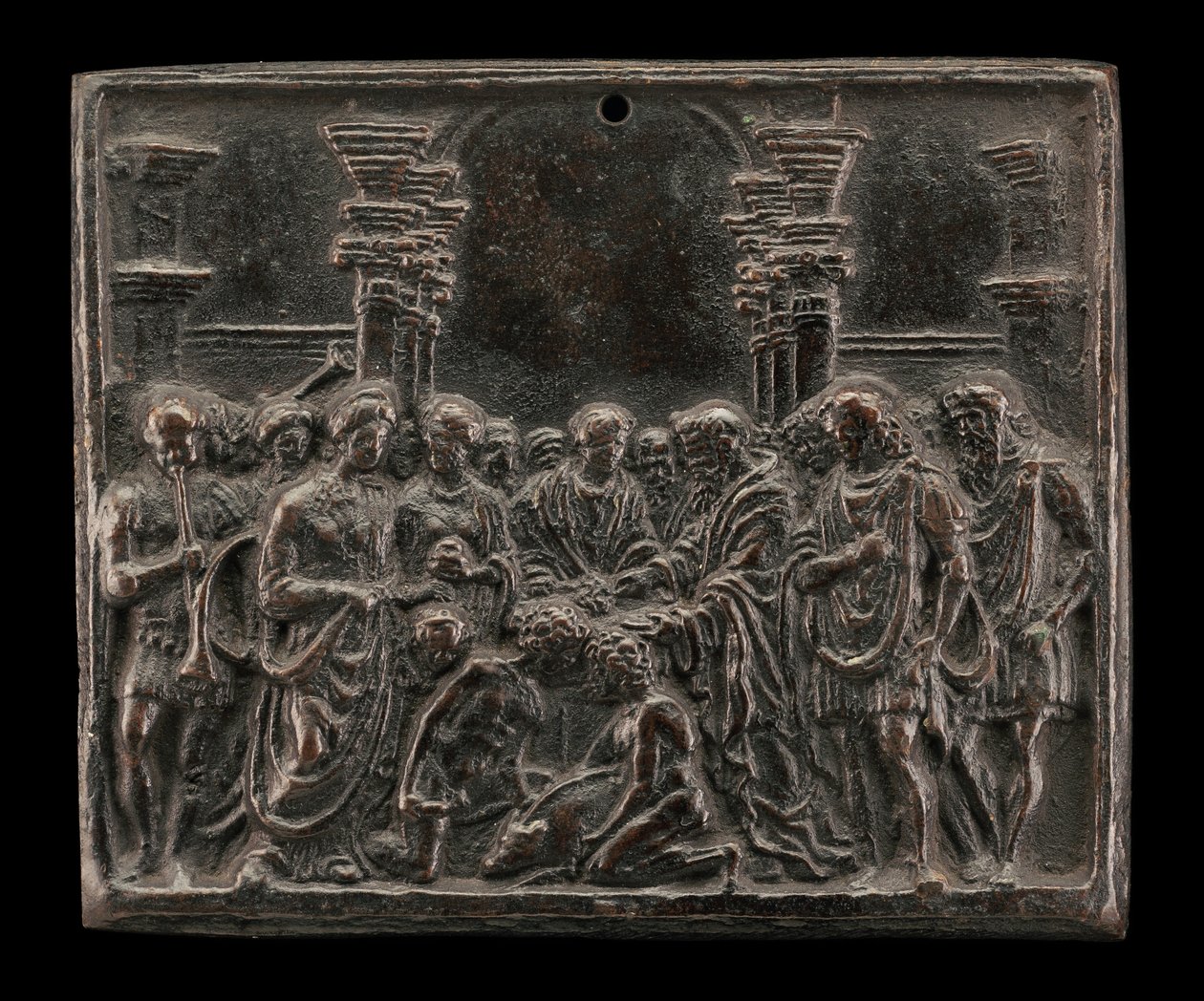 Bir Domuzun Kurban Edilmesi by called Riccio Andrea Briosco
