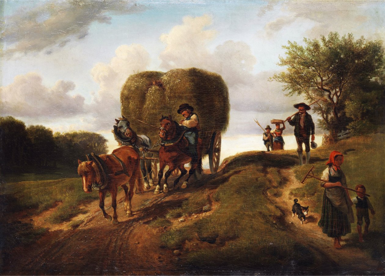saman hasadından eve dönüş by Hermann Kauffmann