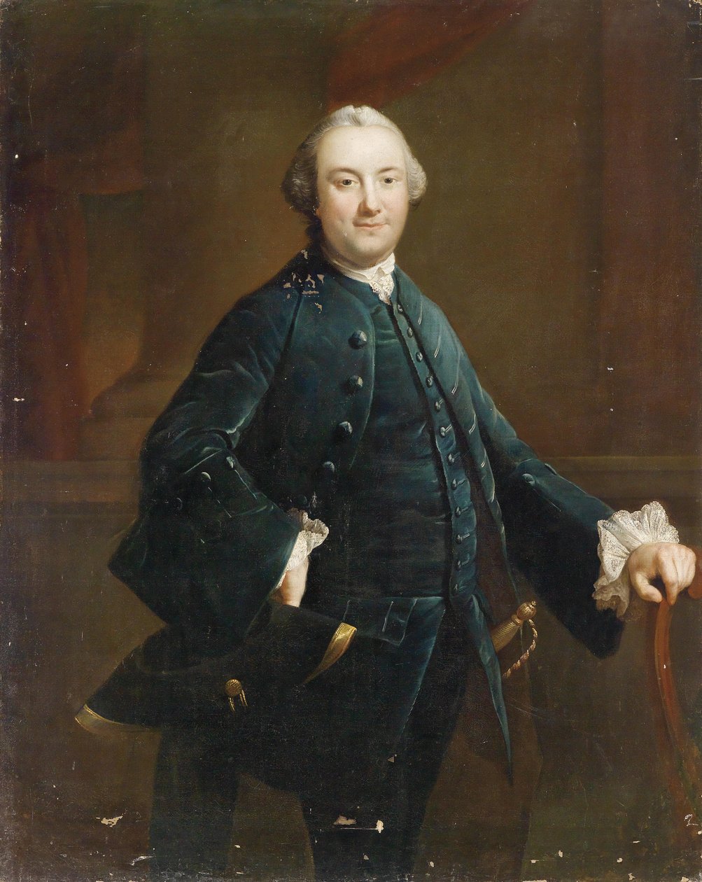 Zarif bir beyefendinin portresi by circle of Pompeo Girolamo Batoni