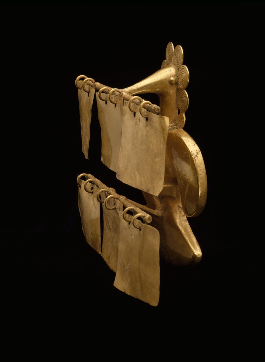 Sallantılı Curassow Kolye by civilization Quimbaya