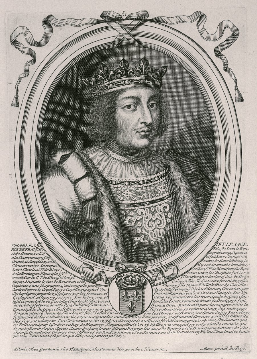Charles V the Wise (1338-80) Fransa Kralı, 