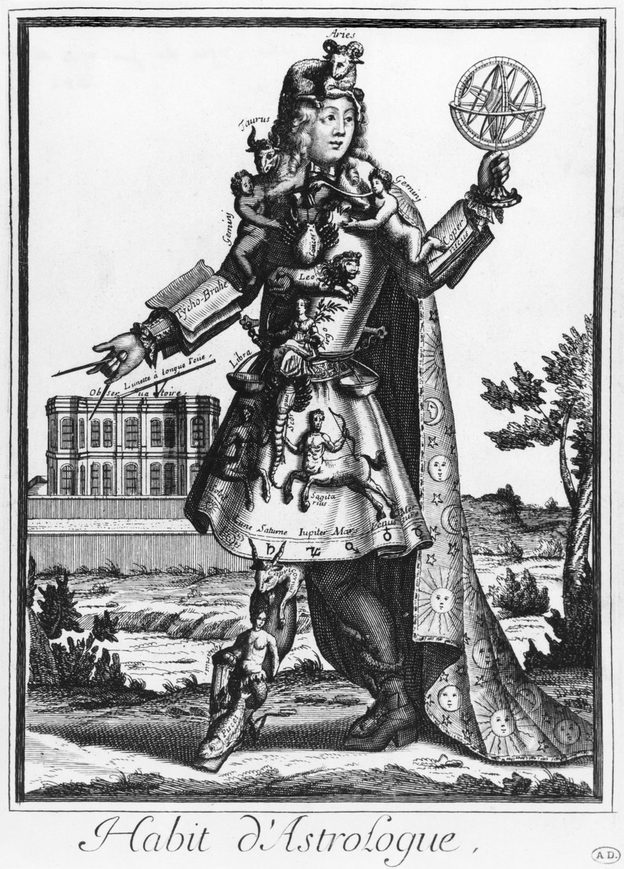 Bir Astrolog için Kostüm by Nicolas II de Larmessin