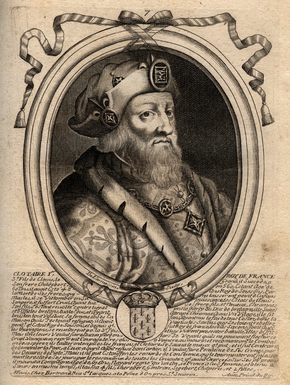 Clotaire (Clothaire) I (497 - 561), Neustria Kralı ve Frankların Kralı - Clothar I, Frankların Kralı - 