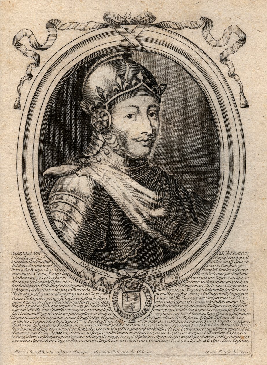 Charles VIII (1470-1498) portresi Valois Hanedanı
