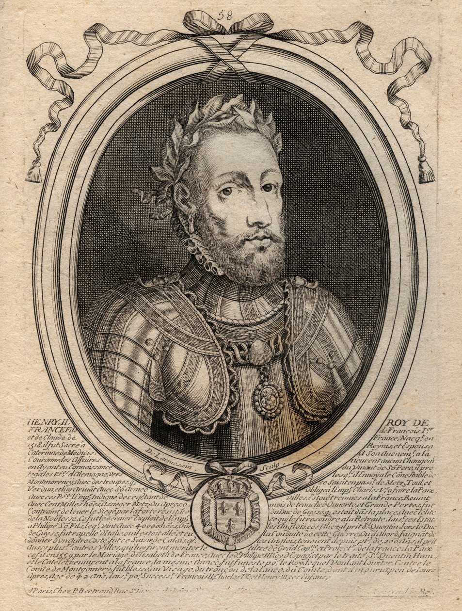 Henry II (1519 - 1559) portresi Fransa Kralı - Henry II (1519-59), Fransa Kralı - 
