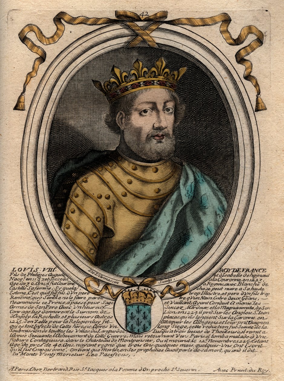 Louis VIII (1187-1226), Fransa Kralı - Louis VIII (1187-1226) Fransa Kralı - "" Les Augustes