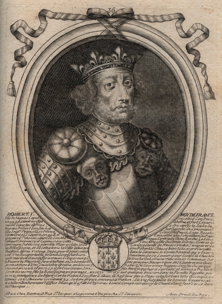 Robert II the Pious (c. 972 - 1031), Fransa Kralı - Kral Robert II, Pious olarak adlandırılan - 