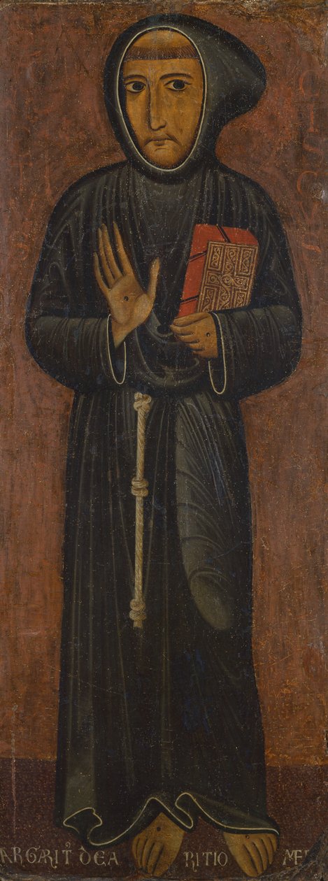 Assisi'li Aziz Francis'in temsili (ahşap üzerine resim) by di Magnano da Arezzo Margaritone
