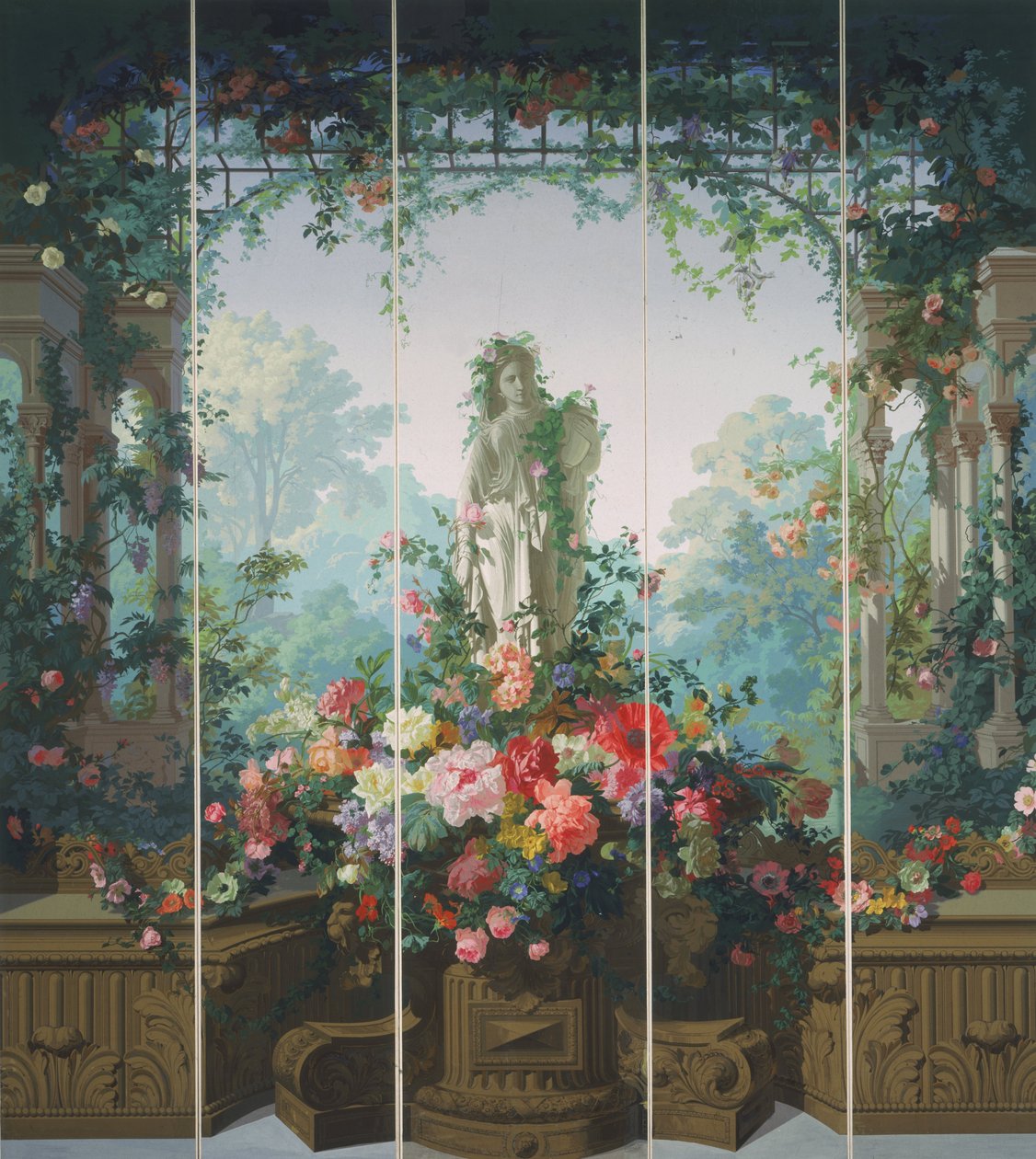Armida Bahçesi Duvar Kağıdı by Édouard Muller (called Rosenmuller)