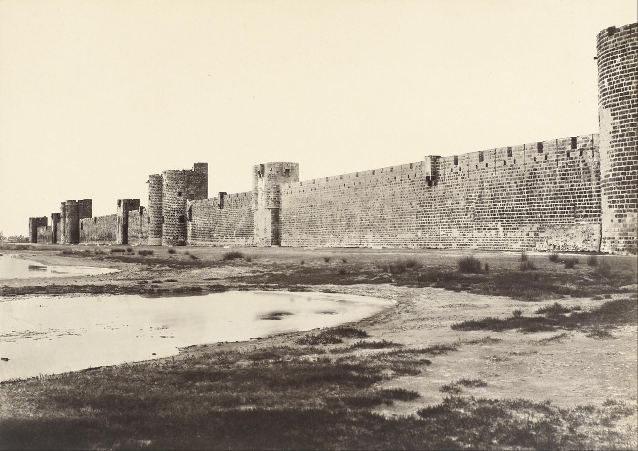 Aigues-Mortes by Edouard Denis Baldus