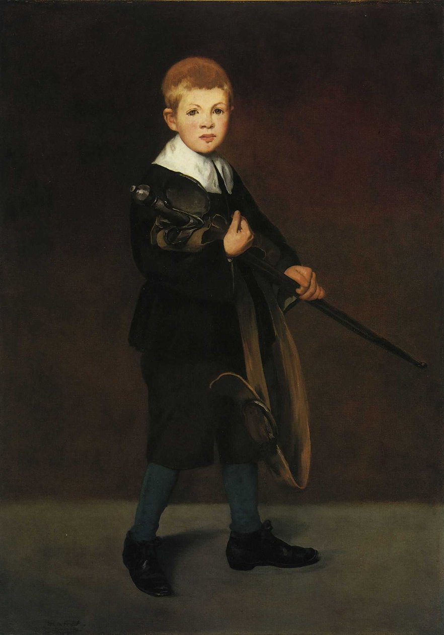 Kılıçlı çocuk by Édouard Manet