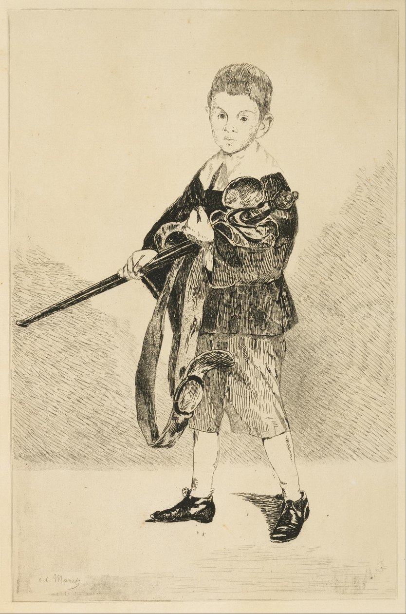 Kılıçlı Çocuk by Édouard Manet