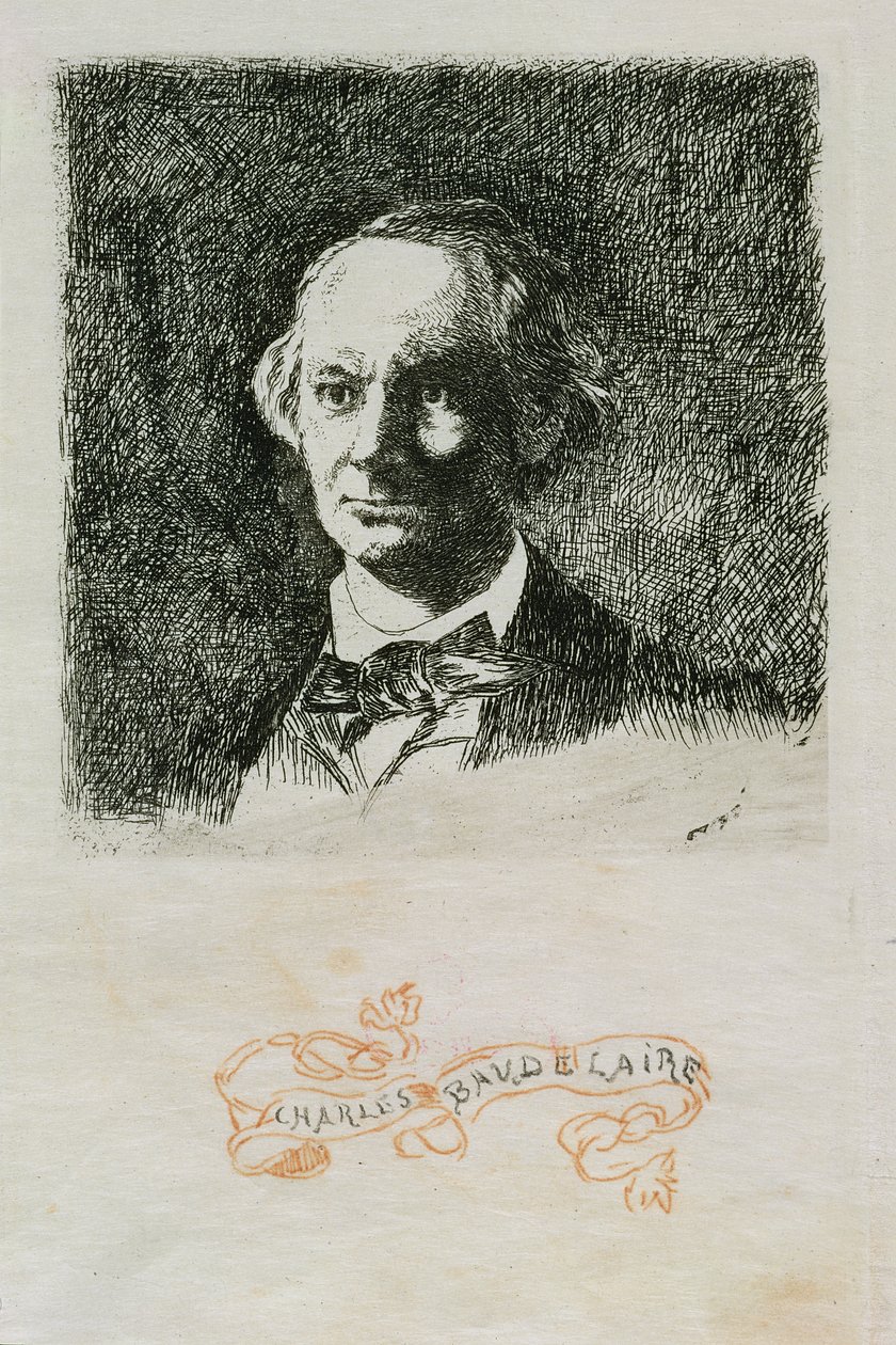 Charles Baudelaire (1820-67) 1868 by Édouard Manet