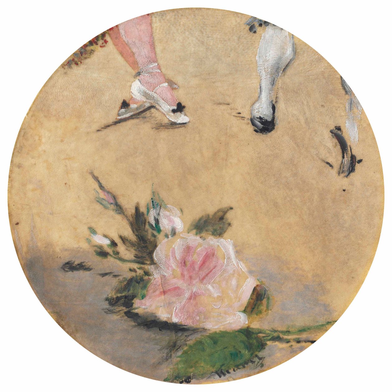 Bale ayakkabıları by Édouard Manet