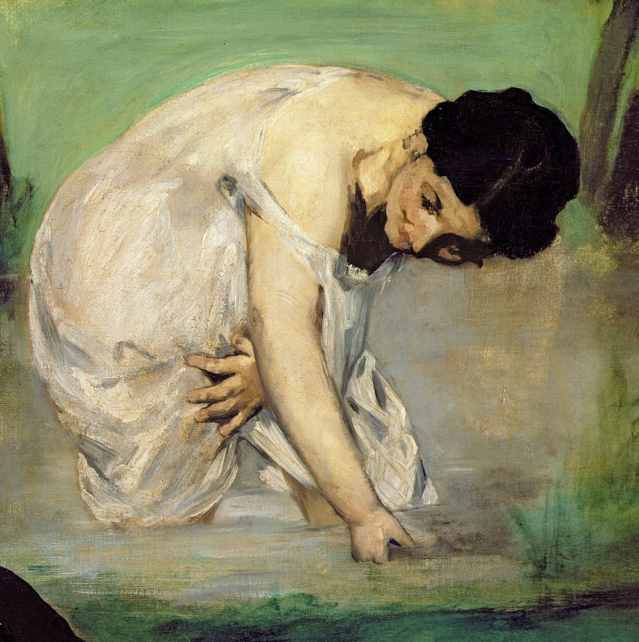 Çimlerde Öğle Yemeği, 1863 (2310 detayı) by Édouard Manet