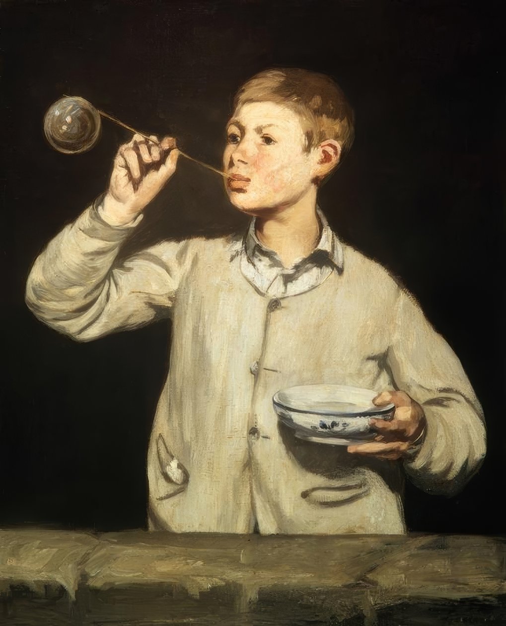 Sabun Köpüğü Olan Çocuk by Édouard Manet