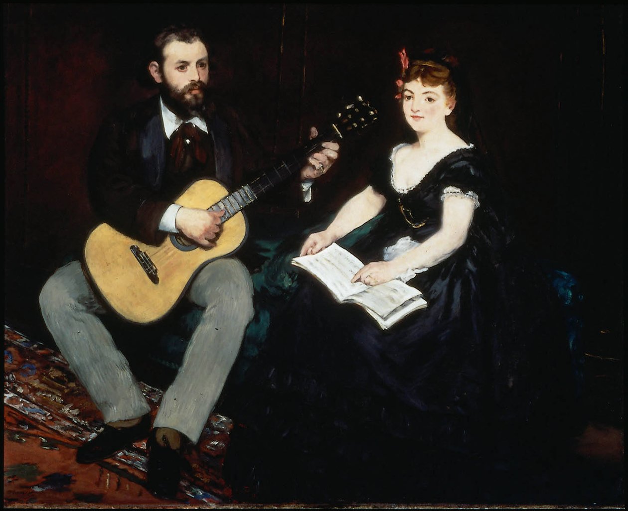 Müzik dersi by Édouard Manet