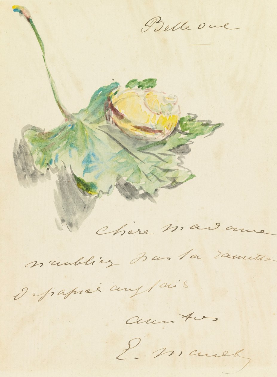 Mektup by Édouard Manet