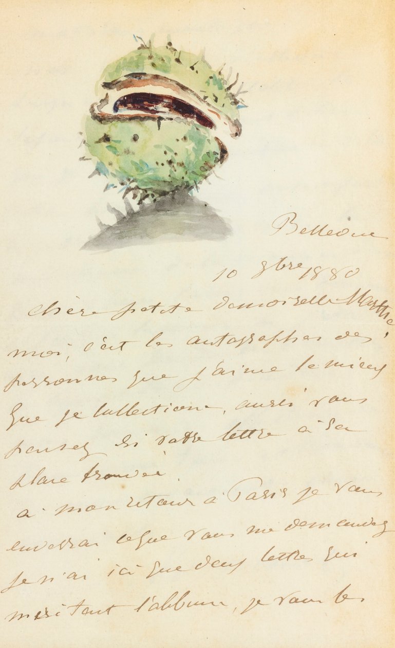 Mektup by Édouard Manet