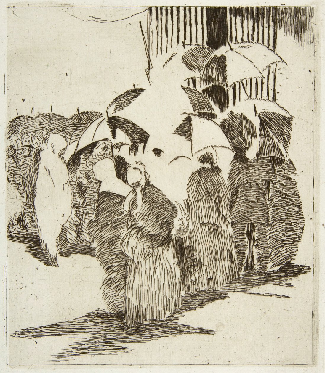 Kasap önü sıra by Édouard Manet
