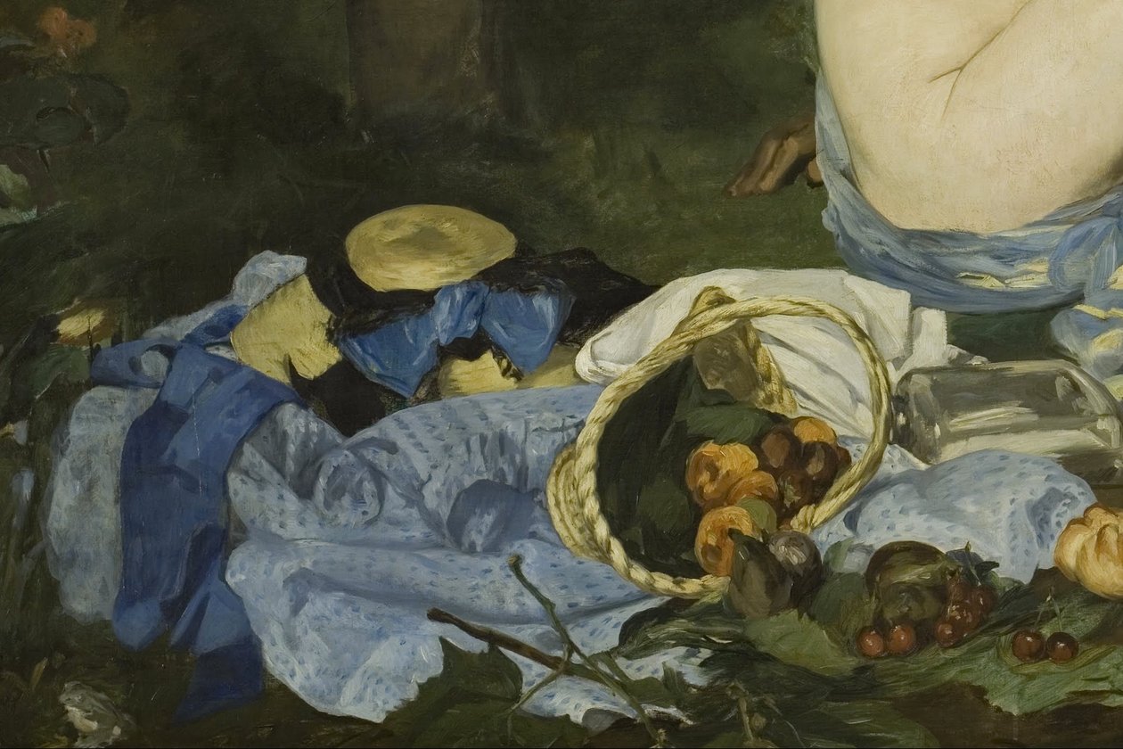 Çimlerin üzerinde öğle yemeği by Édouard Manet