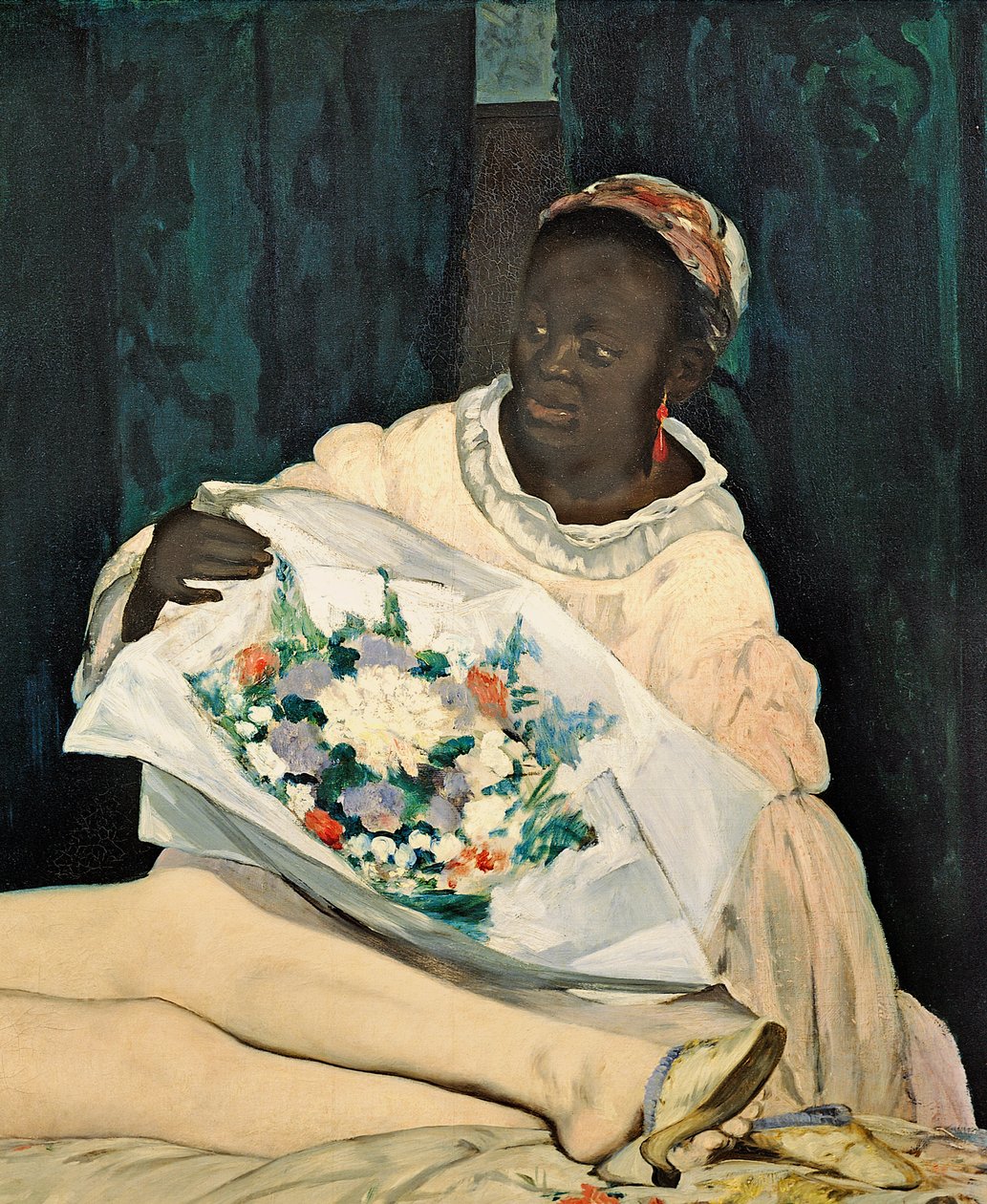 Olympia, 1863 (64183 detayı) by Édouard Manet