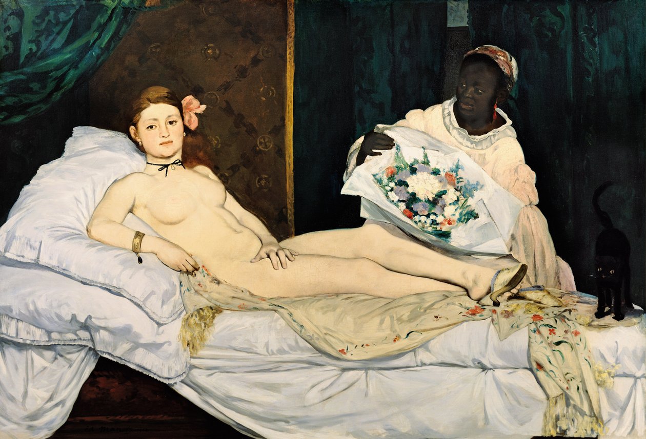 Olimpiya, 1863 by Édouard Manet