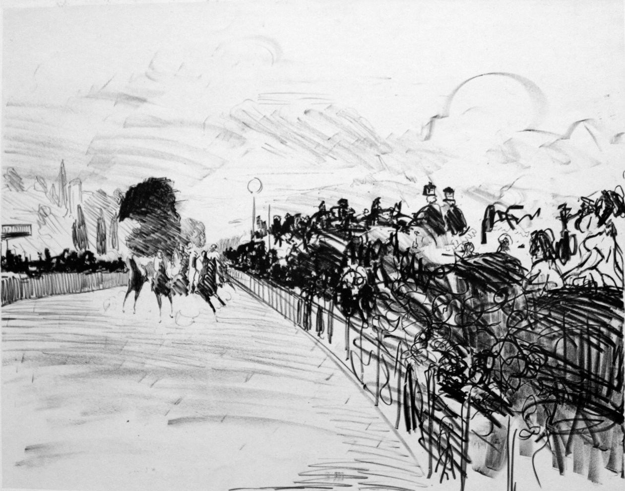 at yarışı by Édouard Manet