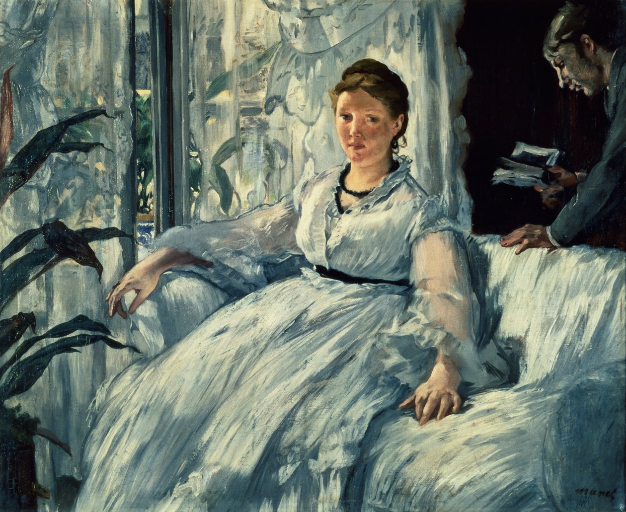 okuma, 1865 by Édouard Manet