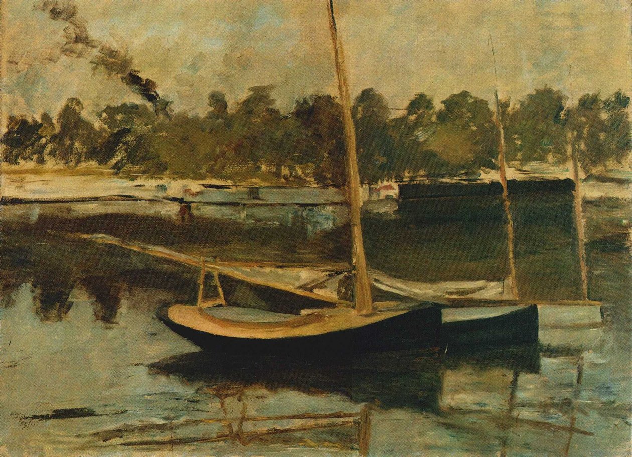 Argenteuil sınırlarındaki Yelkenli Tekneler by Édouard Manet