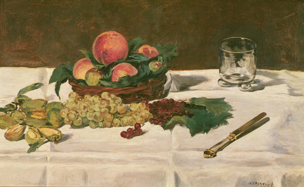 Natürmort: Masadaki Meyve, 1864 by Édouard Manet