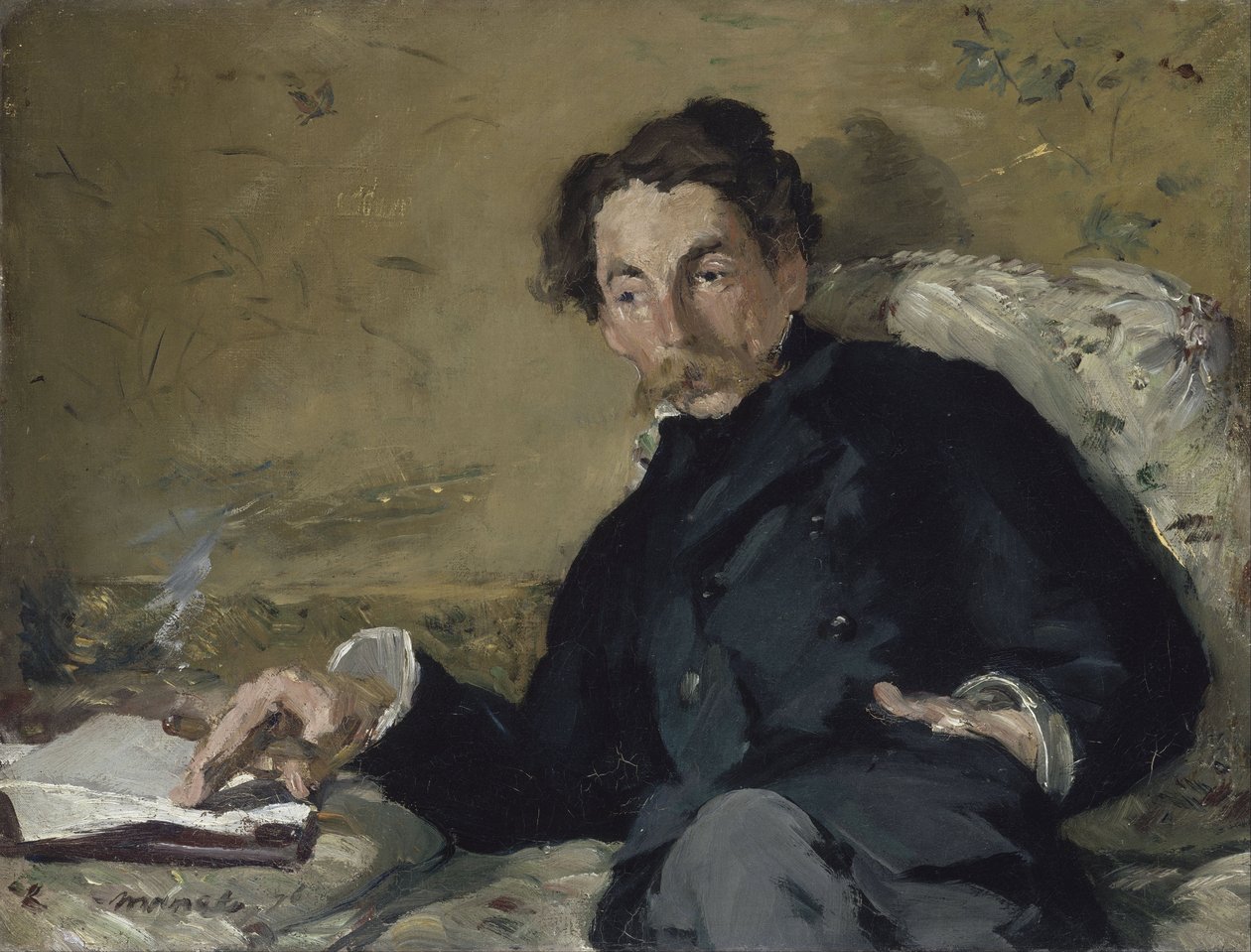 Stephane Mallarme by Édouard Manet