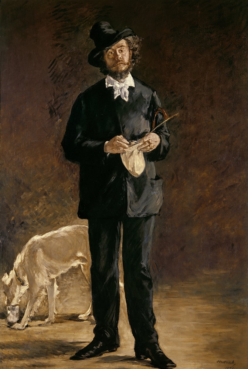 The Artist, or Portrait of Gilbert Marcellin Desboutin, 1875  by Édouard Manet