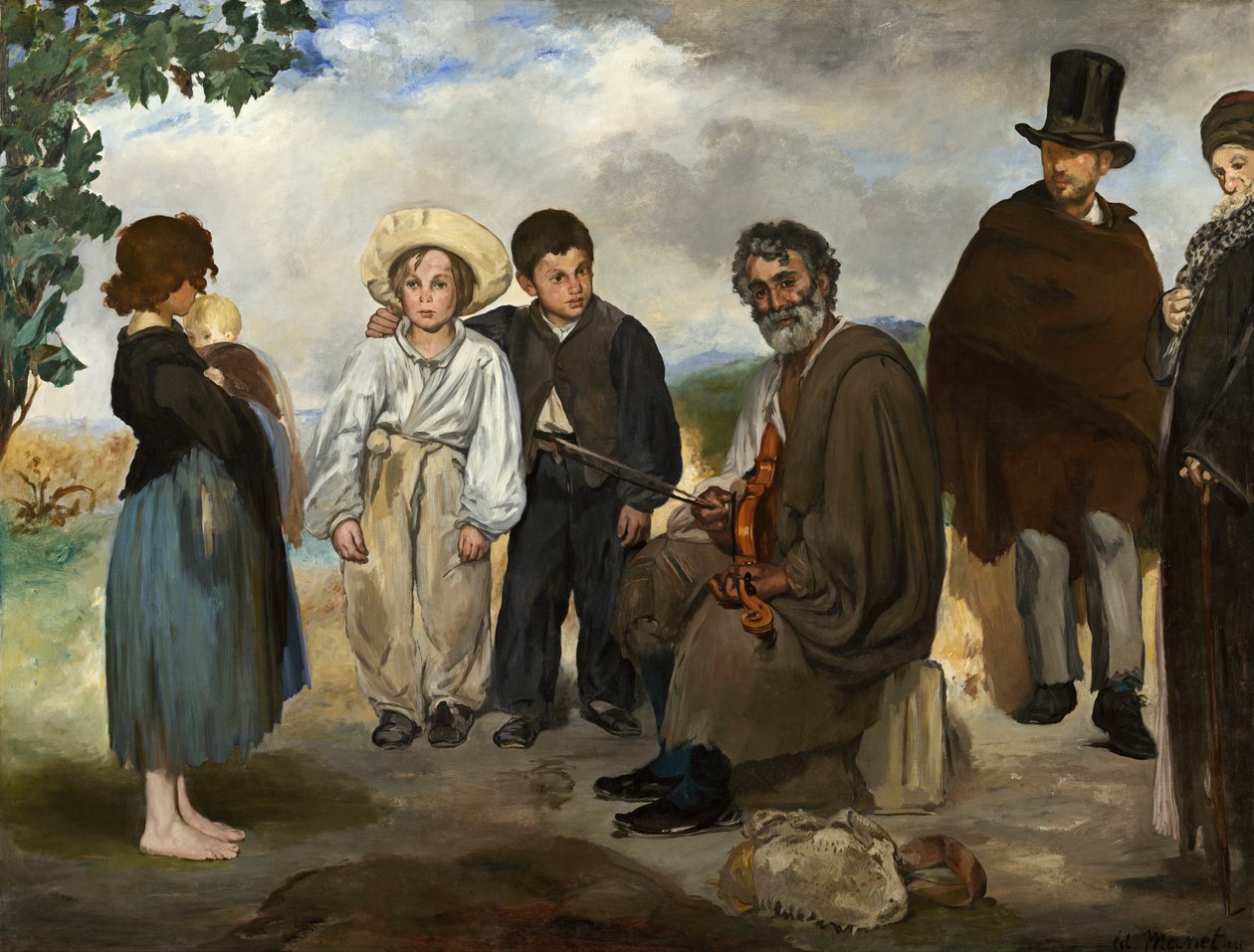 Eski Müzisyen by Édouard Manet