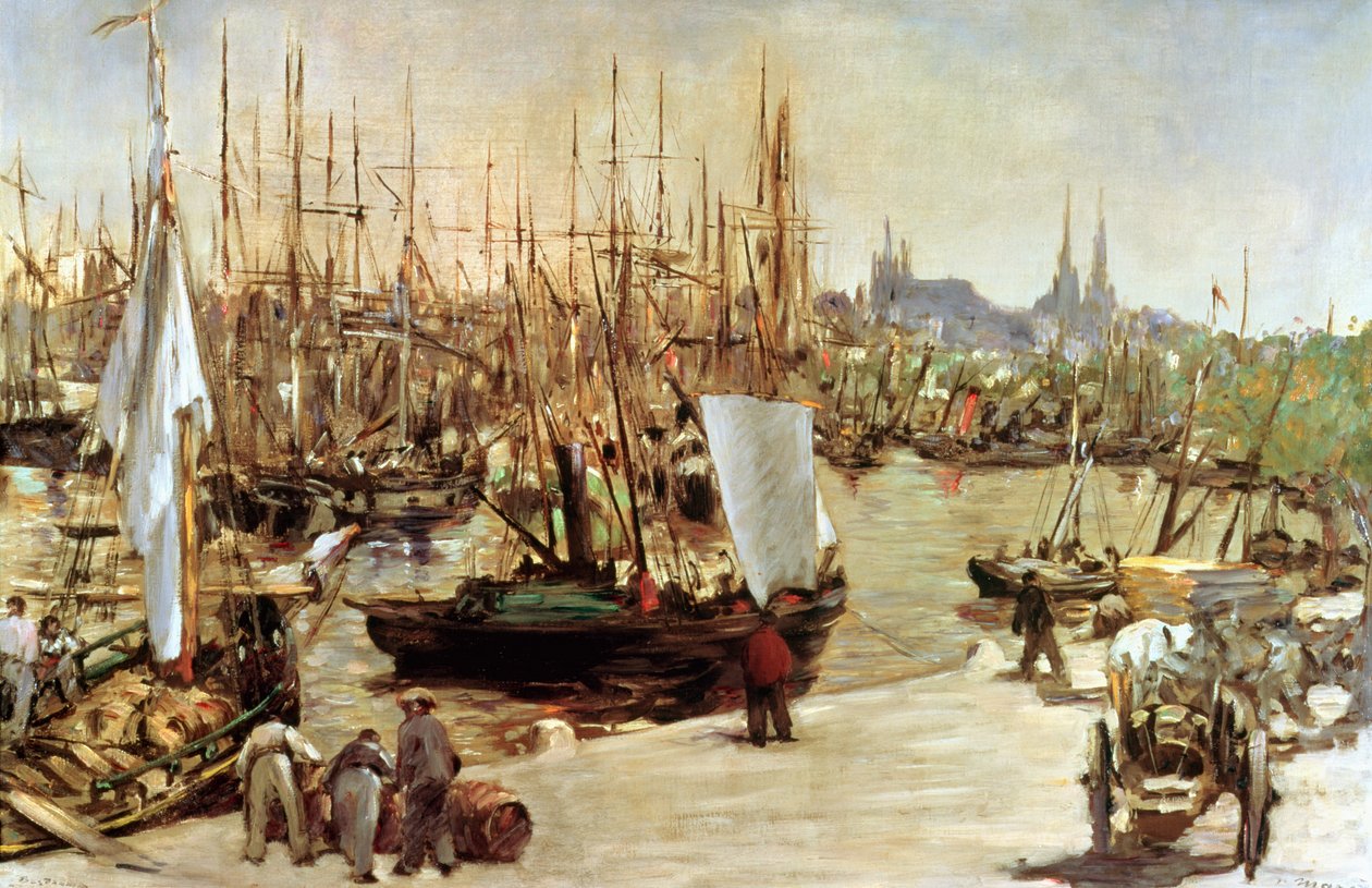 Bordeaux Limanı, 1871 by Édouard Manet