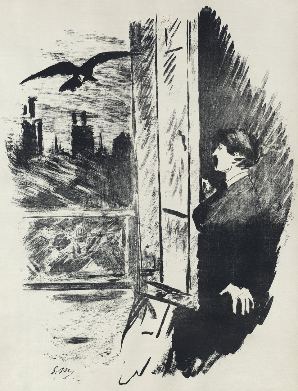 Kuzgun by Édouard Manet