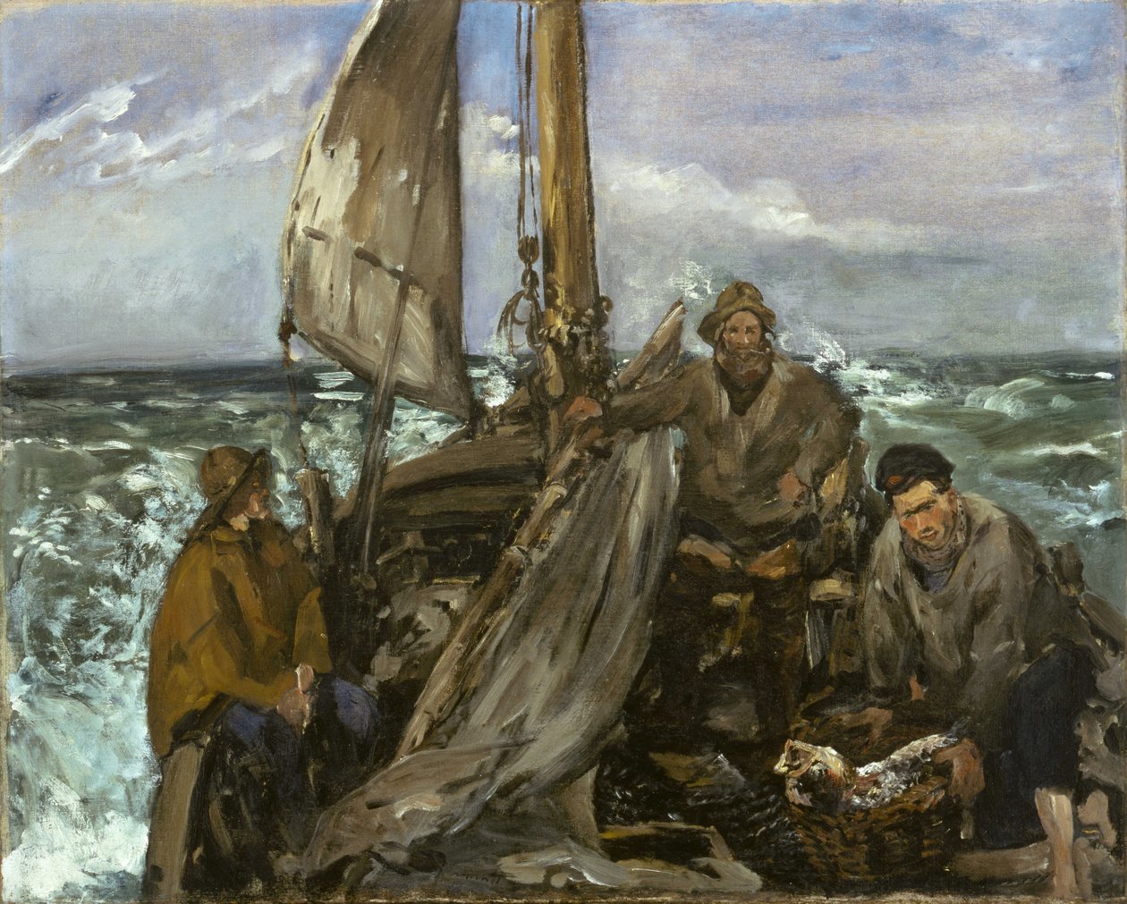 Denizin Emekçileri by Édouard Manet