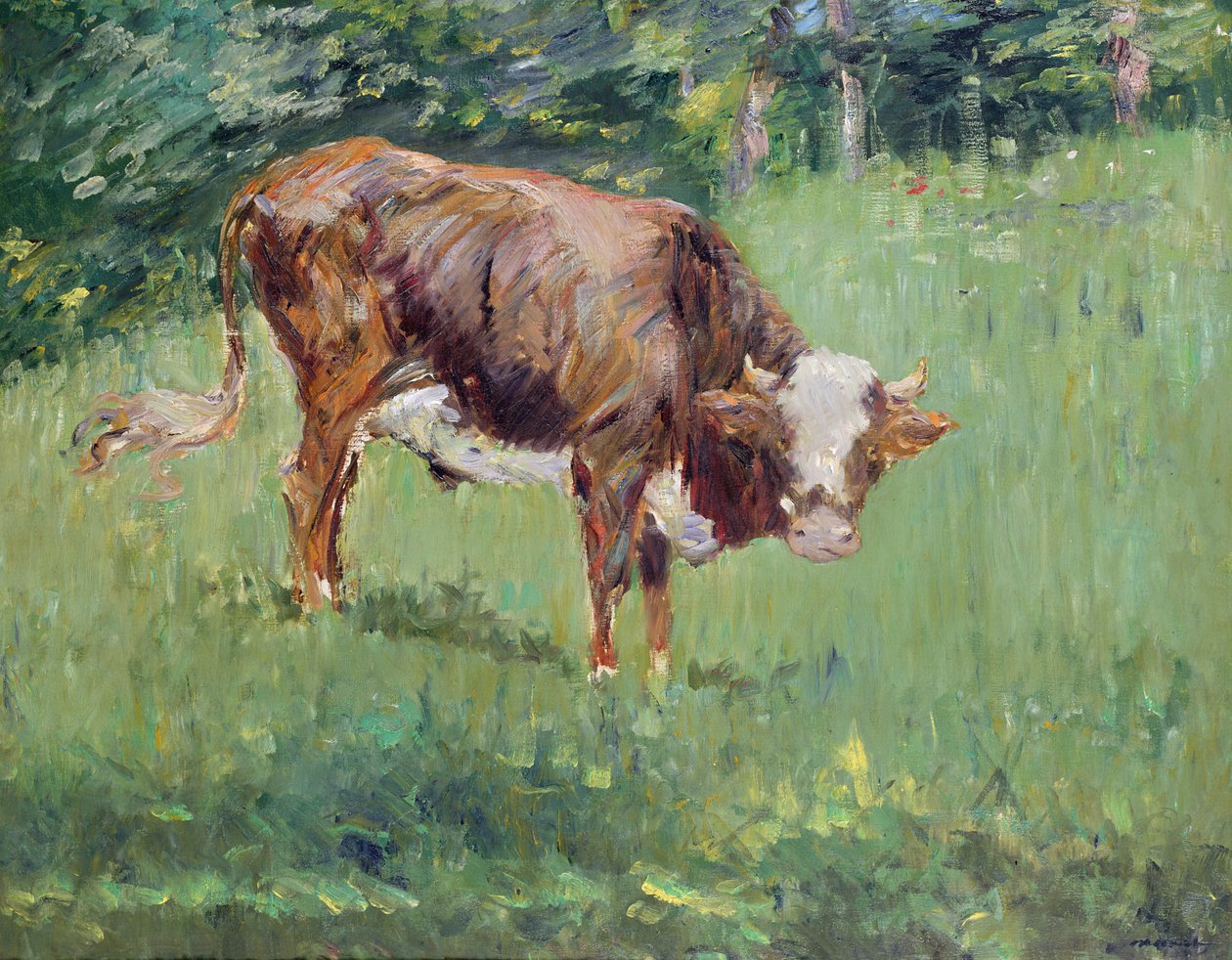 Çayırda Genç Boğa, 1881 by Édouard Manet