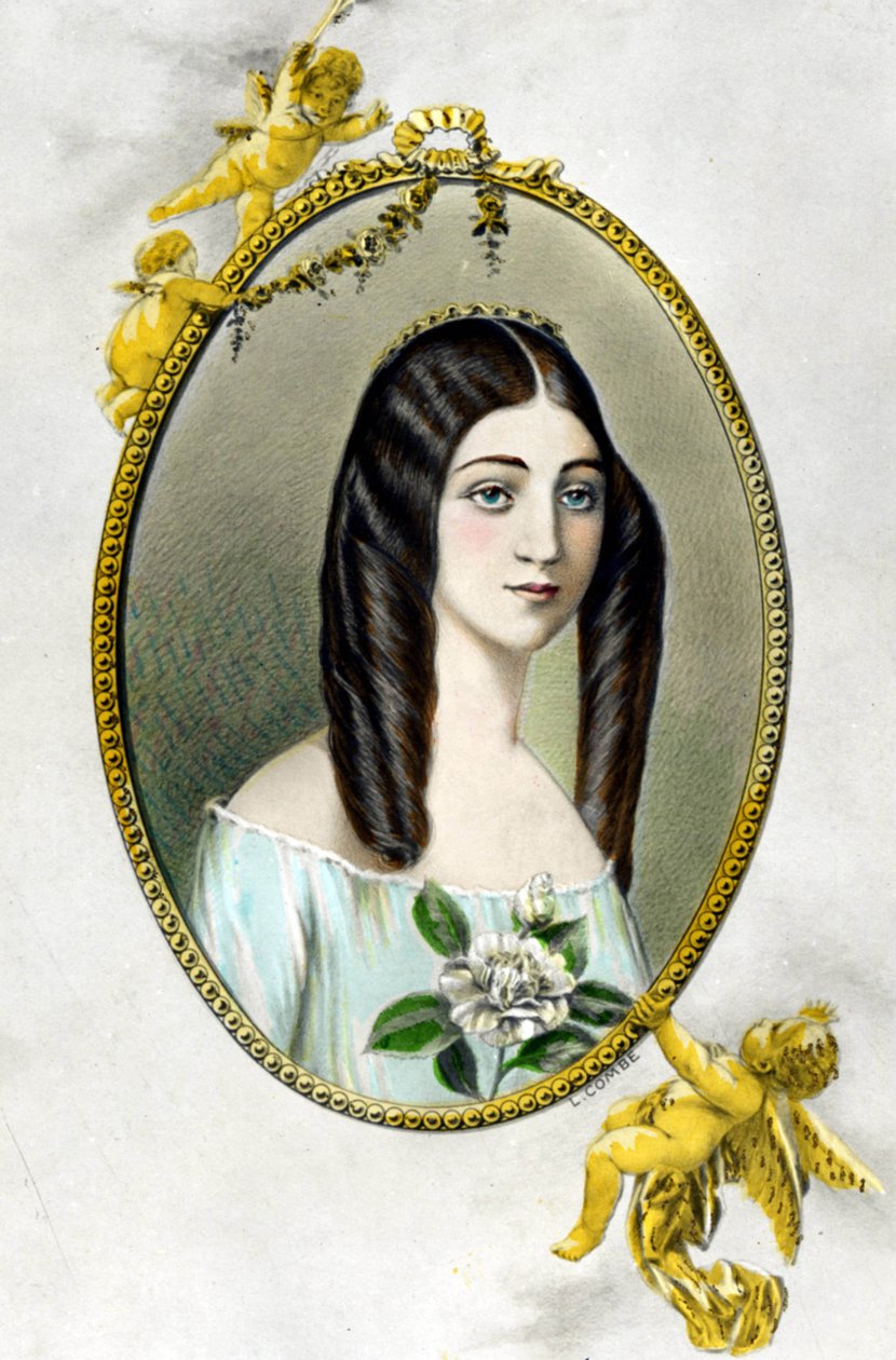 Marie Duplessis  by Édouard Viénot