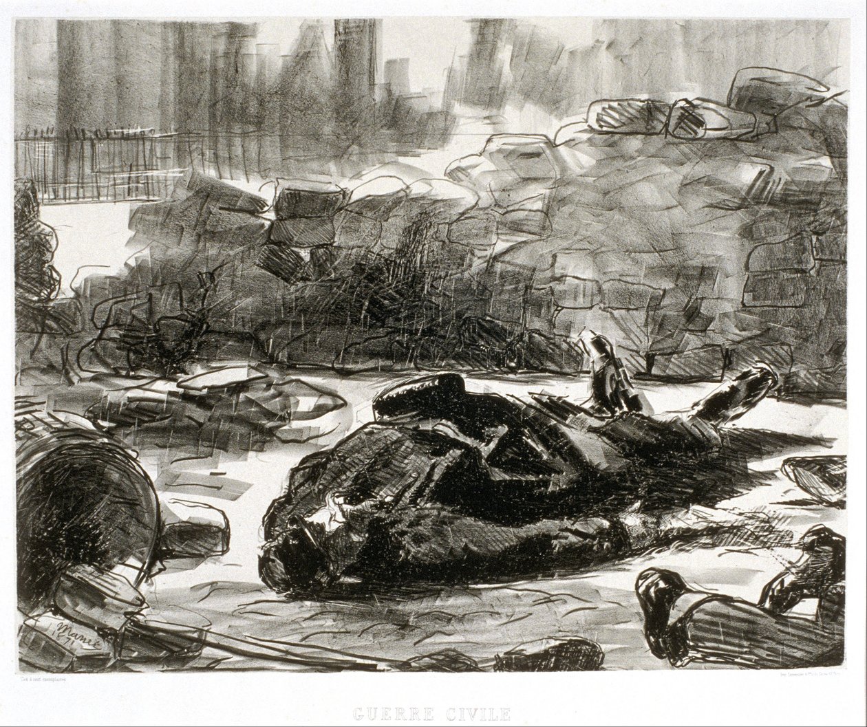 İç savaş by Édouard Manet