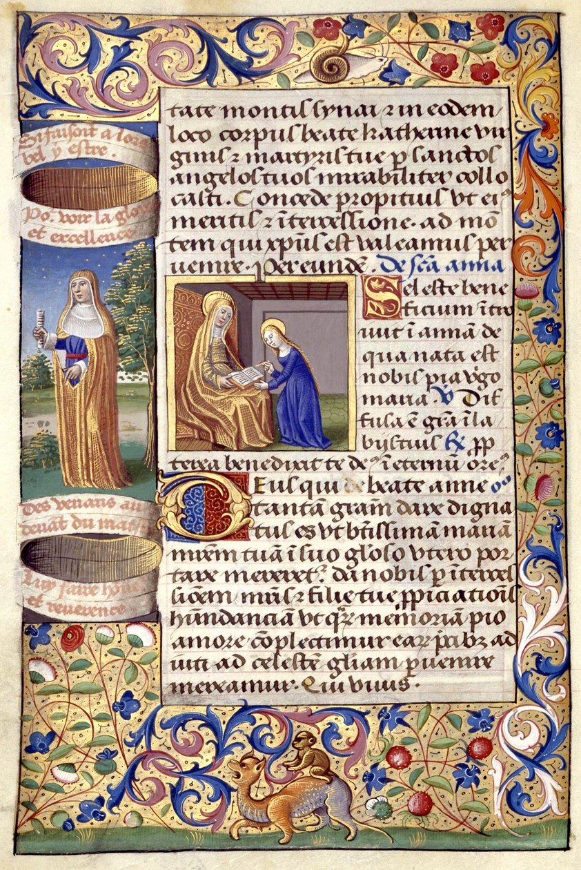 Charles VIII 108V Saint Anne Saatleri by Jacques de Besancon