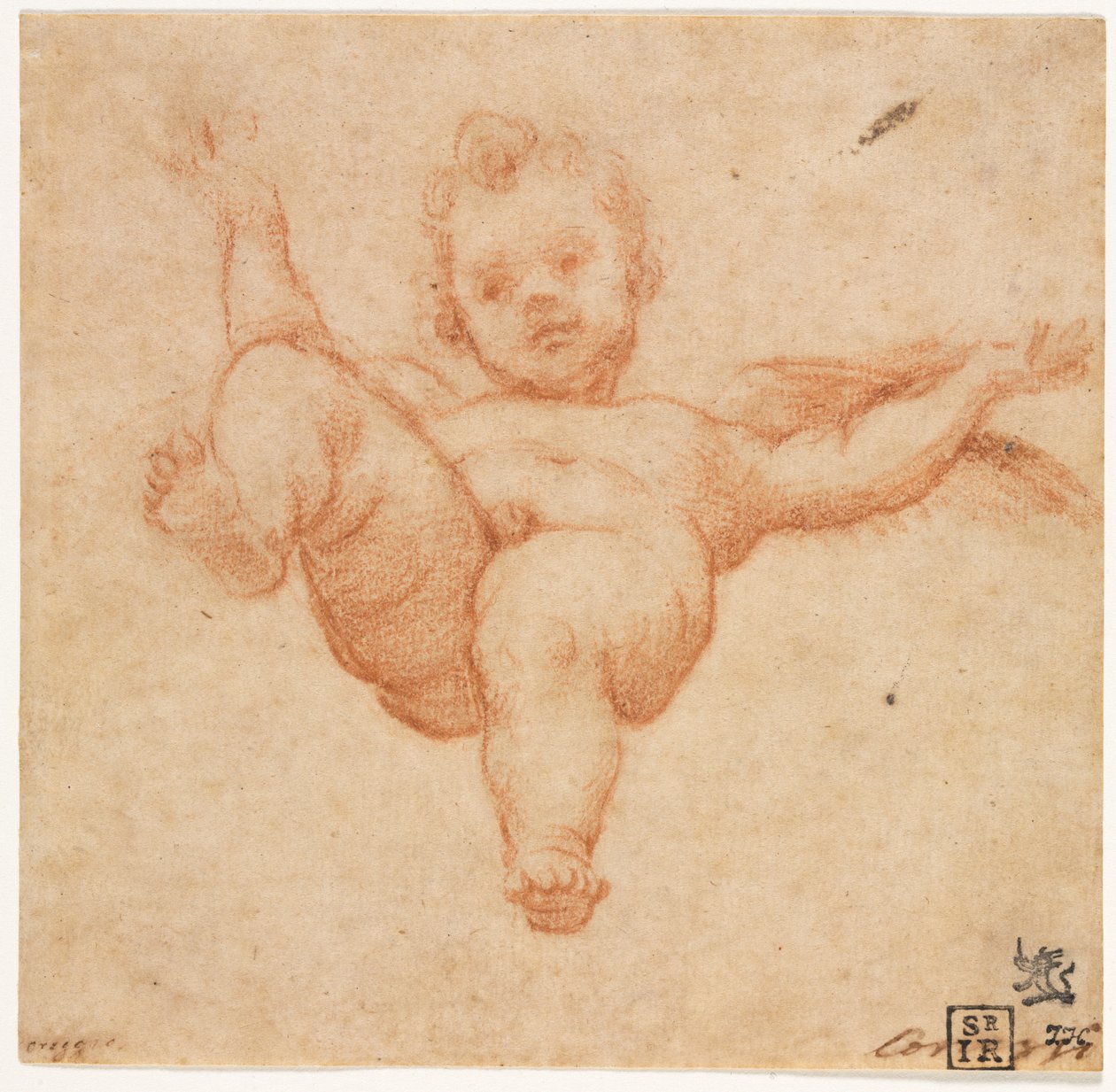 uçan aşk tanrısı by follower of Annibale Carracci