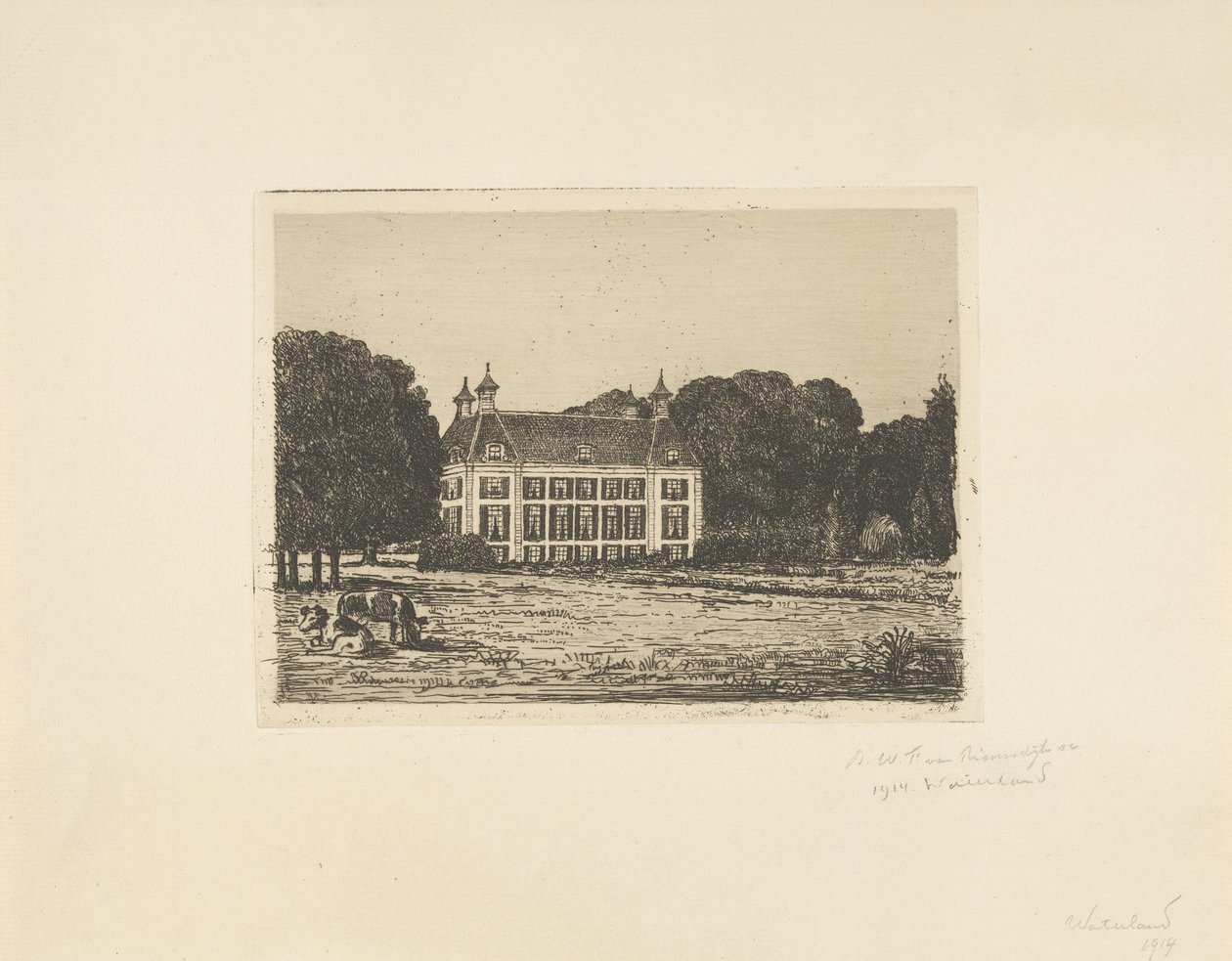 Waterland Malikanesi by jonkheer Barthold Willem Floris van Riemsdijk